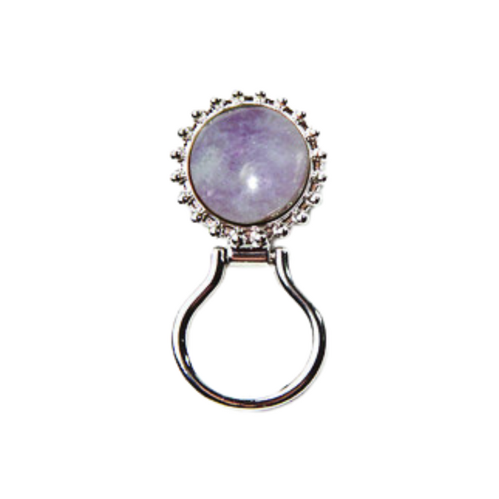 Magnetic Eyeglass Hanger Purple Agate