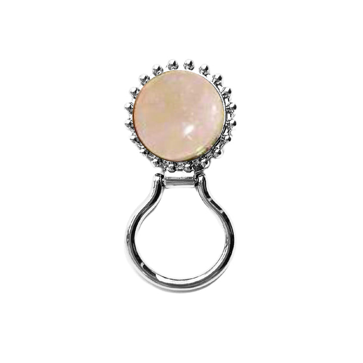 Magnetic Eyeglass Hanger Rose Quartz