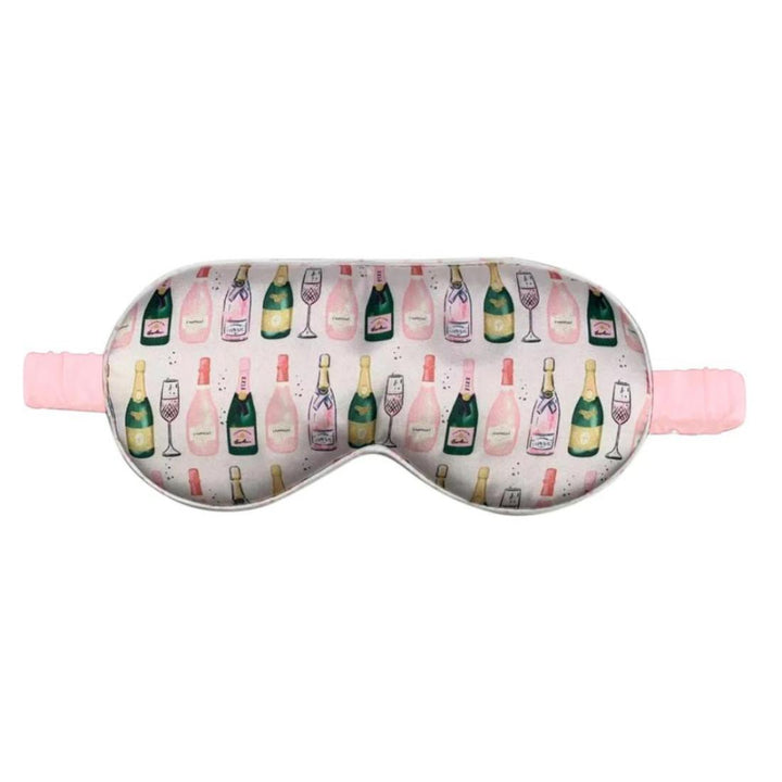 Champagne Satin Eye Mask