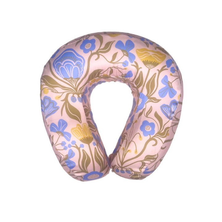 Amalfi Lemon Memory Foam Satin Neck Pillow