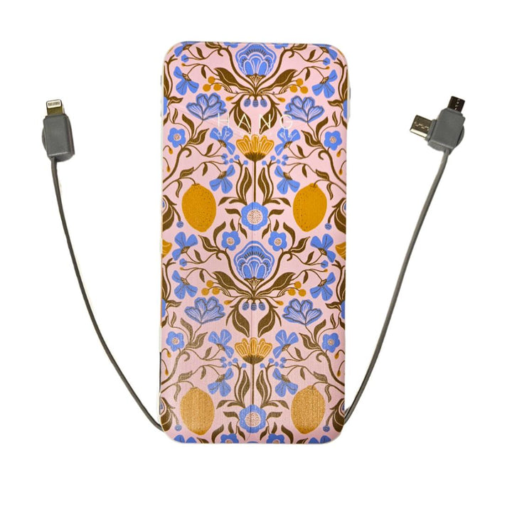 Amalfi Lemon Portable Phone Charging Bank