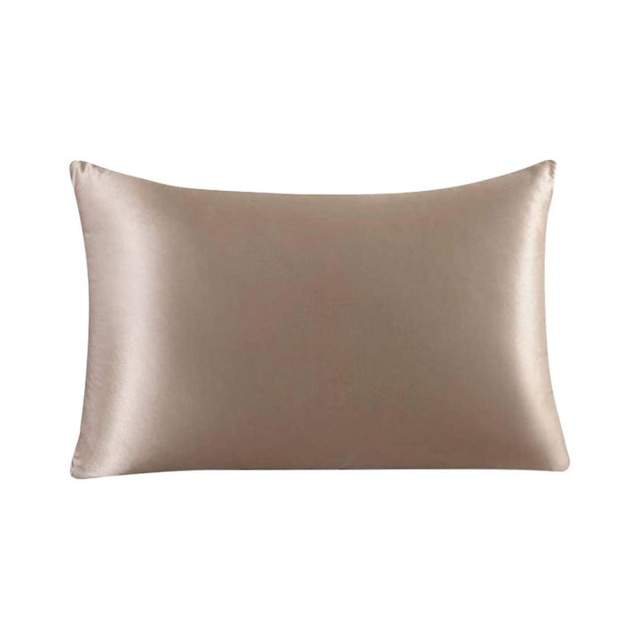 Taupe Satin Pillowcase - Single