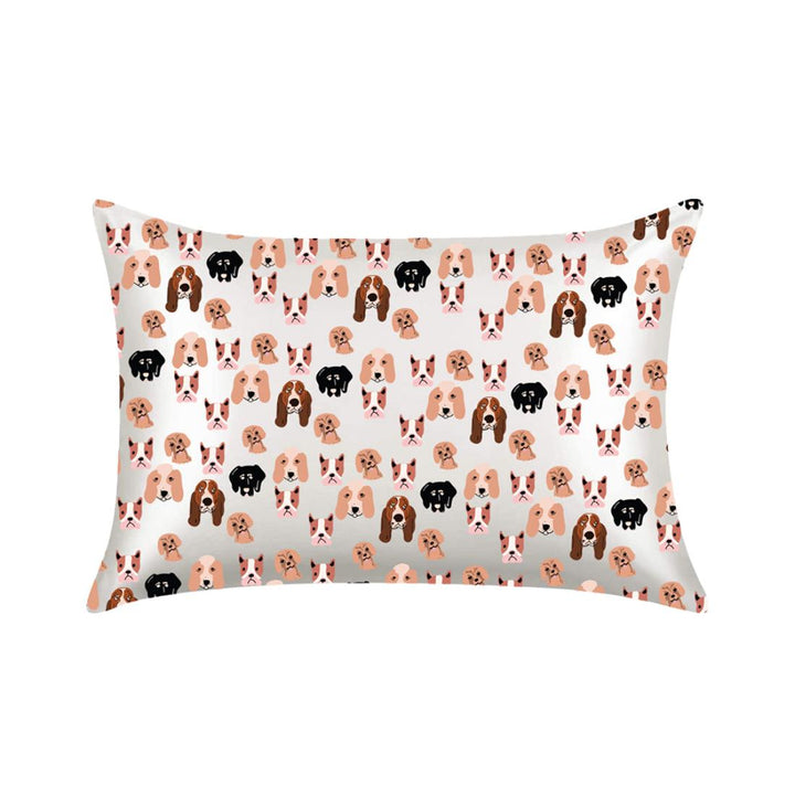 Dog Satin Pillowcase - Single